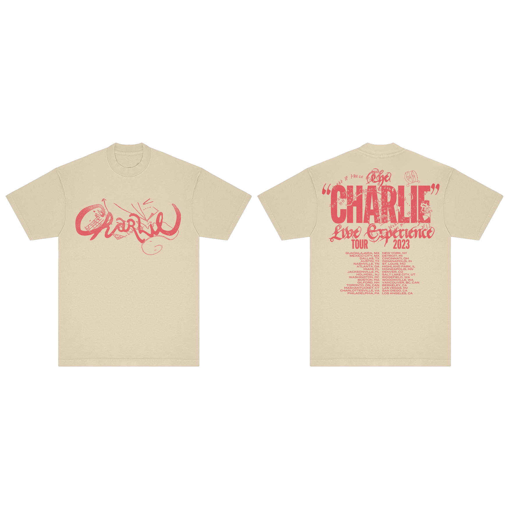 Live Experience Tour Tee – Charlie Puth